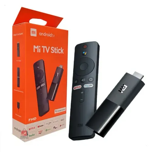 Tv Box Mi Stick Xiaomi Android Full Hd Versão Global Cor Preto Tipo De Controle Remoto De