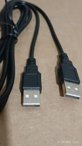 Cabo USB macho USB para USB