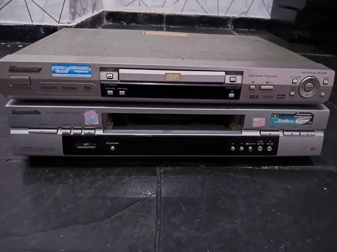 Aparelhos DVD/Vídeo Retrô - Pioneer, Panasonic 