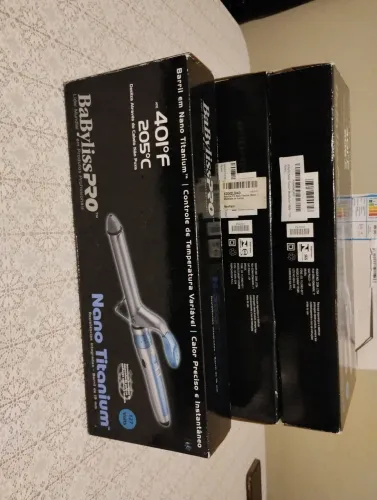 Babyliss Pro Nano Titanium Modelador de cachos Profissional
