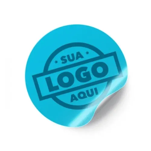 Adesivos com impressão e recorte a laser