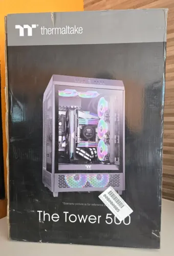 Gabinete Gamer Thermaltake The Tower 500, Mid Tower, Vidro Temperado, E-ATX, Black