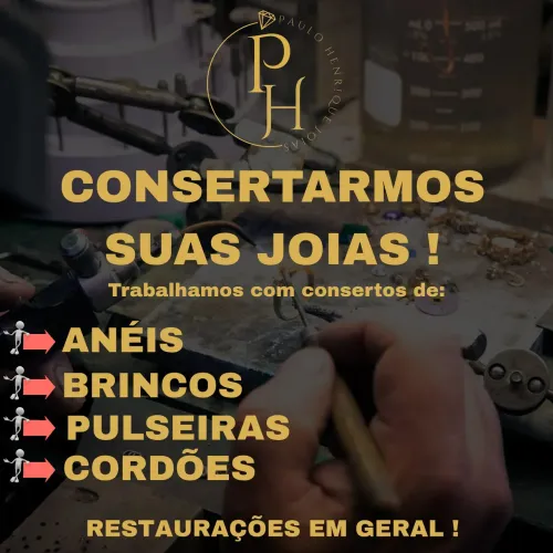 Conserto de Joias de ouro e prata. 