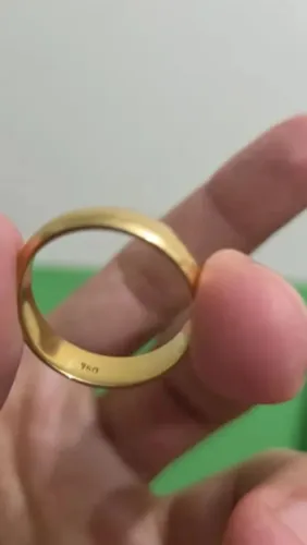 Aliança de ouro 750 maciça 5g 400 por grama tem conversa vendo troco