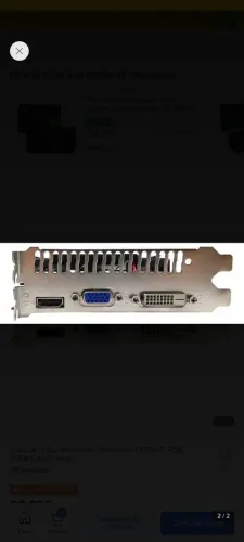 PLACA DE VIDEO NVIDIA GTX 750 TI 2GB HDMI VGA DVI ddr5 128 bits