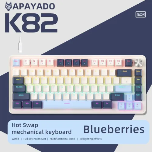 Teclado mecânico Apayado k82. (LEIA A LEGENDA)