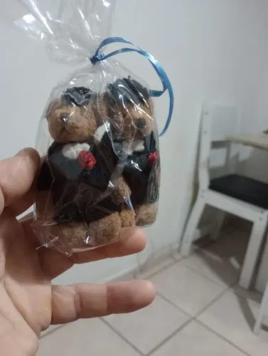 3 ursinhos de enfeites 