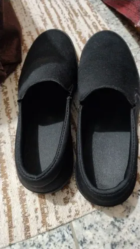 Sapatênis late Casual Tênis Slip on Calce Fácil - Esporte Fino 198 Preto/Preto Unissex