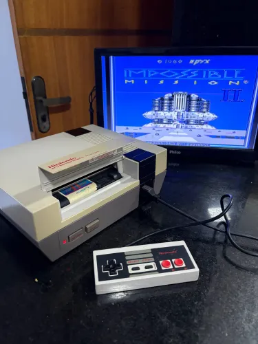 Nintendinho NES AMERICANO COMPLETO (ENVIO OLXPAY)