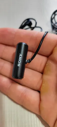 Microfone de Lapela Estéreo Sony ECM-LV1 Preto