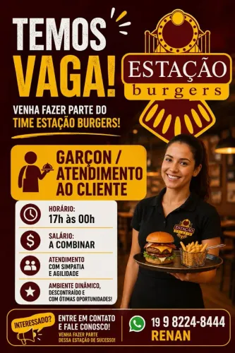 Vaga de Garçom