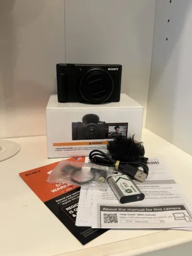 SONY ZV 1F NOVA NA CAIXA