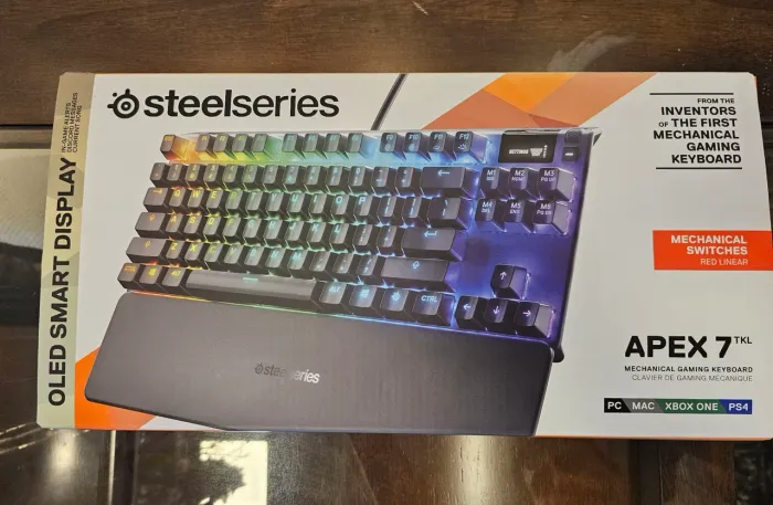Teclado Gamer SteelSeries Apex 7 TKL RGB Red Switch