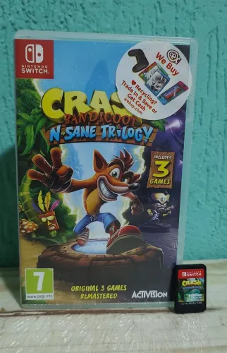 Jogo Crash Bandicoot N Sane Trilogy Nintendo switch