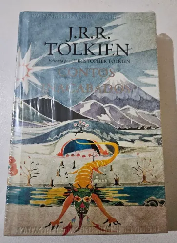 Livro Contos Inacabados + Pôster (Universo Senhor dos Anéis/Terra-média)