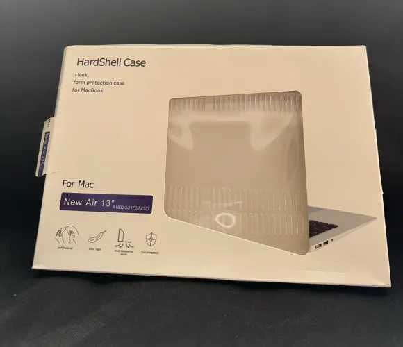 Capa HardShell MacBook Air 13 A1932 A2179 A2337 M1 Nova 