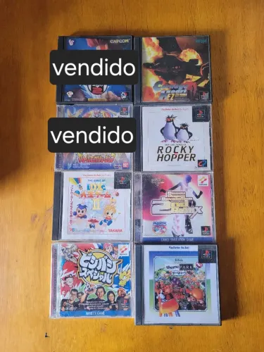 Kit de 6 Jogos Originais Versão japonês