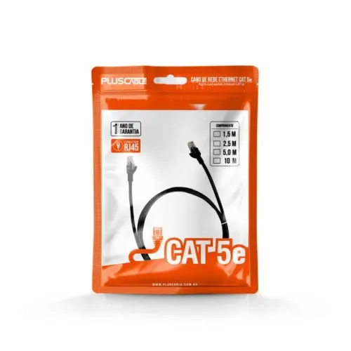 Cabo Rede Cat.5e 5m Patch Cord