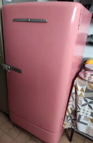 Refrigerador Geladeira GE General Eletric Retro Antigo - Linda