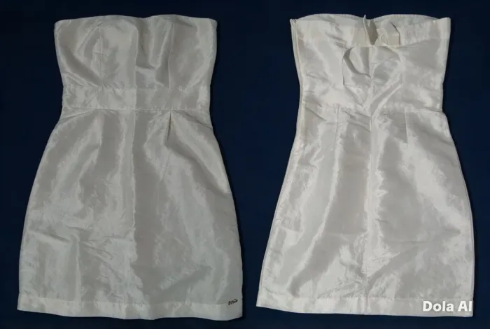 Vestido branco tomara que caia