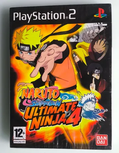 Naruto Shippuuden Ultimate Ninja 4 PS2 original e Lacrado 