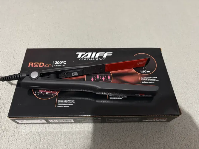  Prancha Profissional Taiff Red Ion - 200°C 