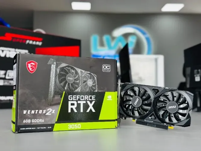 Placa de Video MSI RTX 3050 6GB - Loja LW Tech