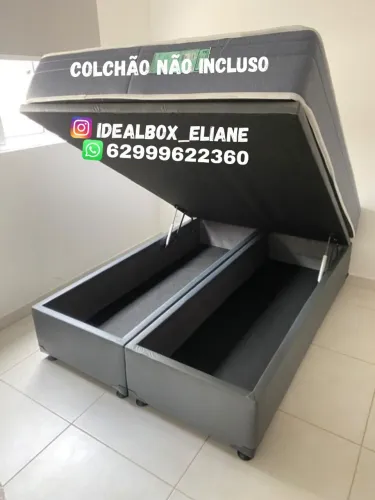 Box baú Casal Repartido - tamanho padrão/ Entrega rápida