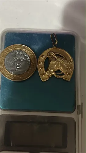 Corrente e pingente OURO 18 k