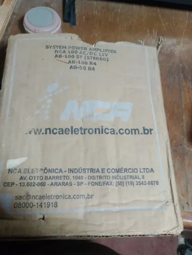 Amplificador potência de som compacto 