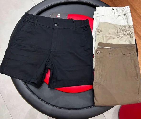 Bermudas Sarja Corte Alfaiataria