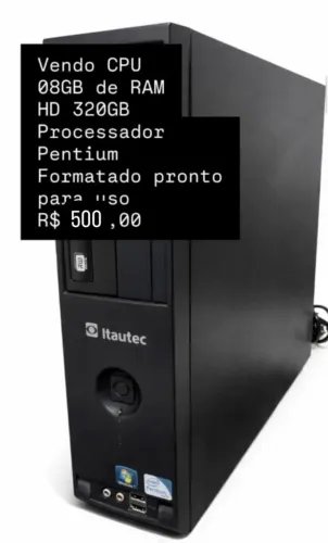Vende-se pc de mesa, mais monitor"valor fora aparte"