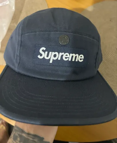 Boné Supreme Snap Pocket Camp Navy