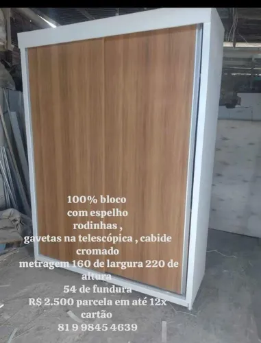 Móveis planejados pagamento a vista ou cartão 