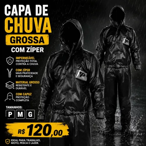 Conjunto capa de chuva 