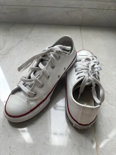 Tênis infantil all star ORIGINAL em couro tam 32
