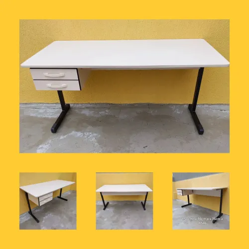 Mesa escritório 1.50x70cm bege