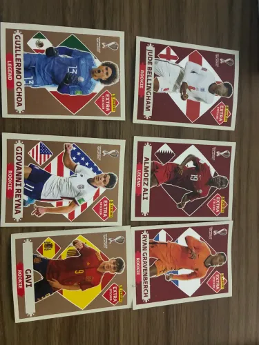 Figurinhas da copa legend de 2022 e 2026