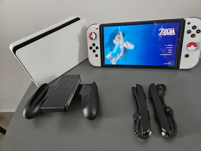 Switch 1 oled original, pouco usado em excelente estado, todas as peças originais