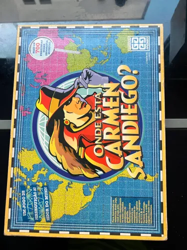 Jogo Tabuleiro Antigo Carmen Sandiego