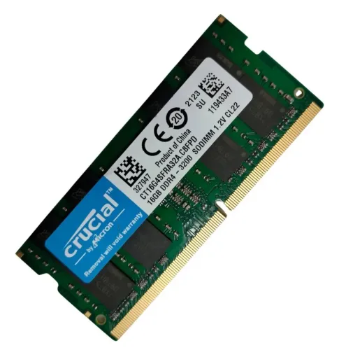 Memória Crucial 16gb 3200mhz