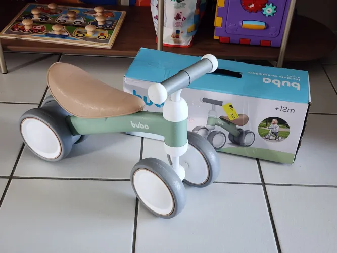 Bicicleta de Equilíbrio Buba Verde (na caixa)