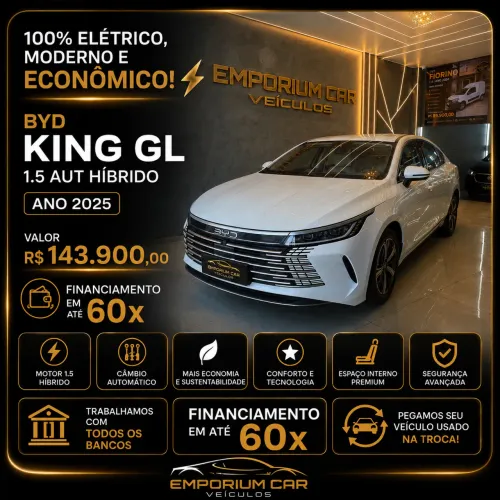 BYD King GL 1.5 16V Híbrido Aut. 2025