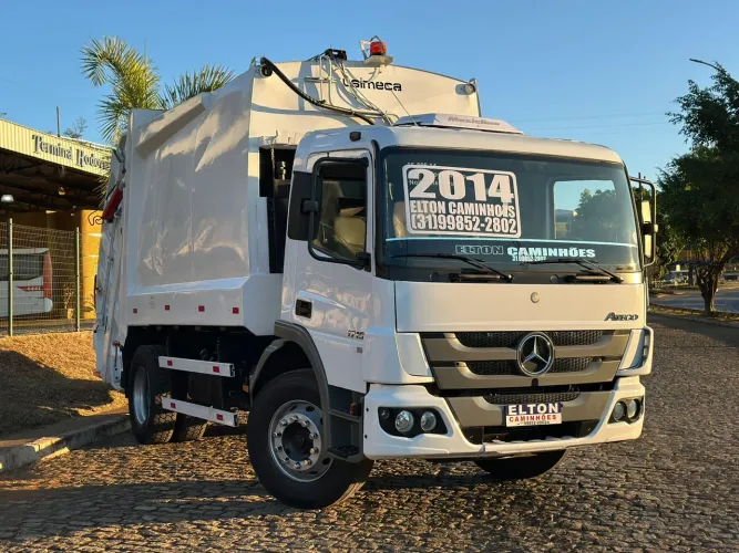 CAMINHÃO COLETOR DE LIXO A VENDA MERCEDES BENZ ATEGO 1719 