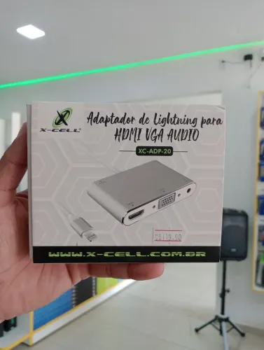 Adaptador de lightning para HDMI VGA AUDIO