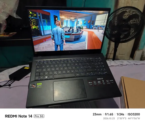 Notebook Acer nitro v15 Ryzen 7 RTX 4050 16gb ddr5