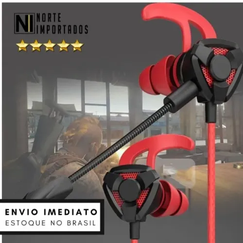 Fone de ouvido gamer intra-articular
