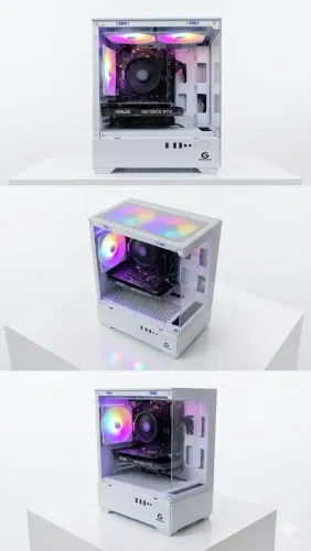 PC Gamer Ryzen 5 5500 + RTX 3050 6GB | 16GB RAM | SSD NVMe | Peças Novas com Nota Fiscal
