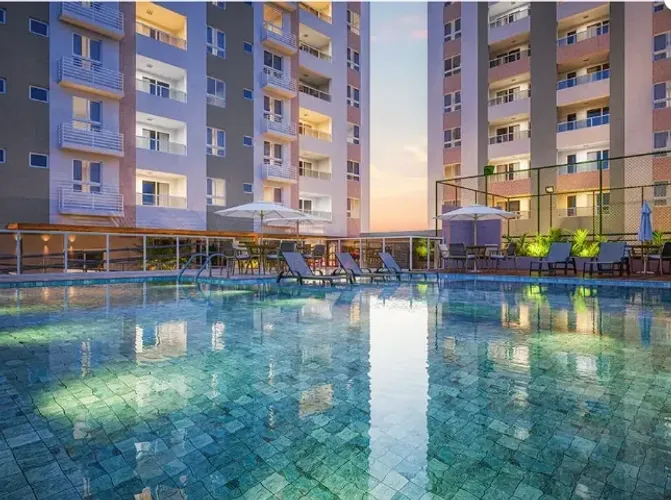 Apartamento Locação Atalaia - Ed. Mirante do Mar: 2/4, vista mar e depósito privativo