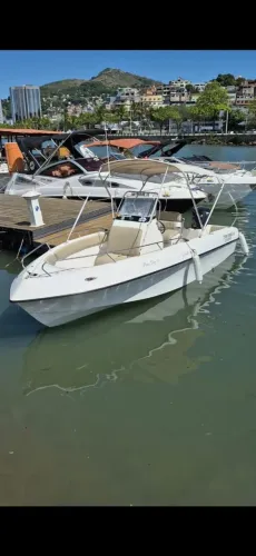 Vendo linda lancha top fischer 19 pés , estaleiro top boats completa